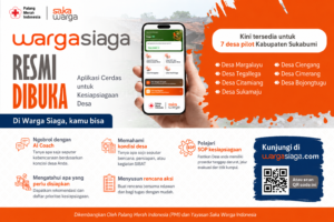 Resmi Diluncurkan! WargaSiaga, Aplikasi AI Pendamping Relawan SIBAT untuk Membangun Kesiapsiagaan Bencana