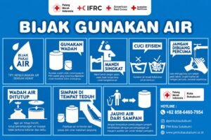 Begini Tips Menghemat Air Saat Musim Kemarau, PMI Kota Sukabumi Ajak Masyarakat Gunakan Air Secara Bijak