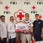 Dukung Aksi Kemanusiaan, PT Mulia Knitting Factory Serahkan Donasi Barang kepada PMI Kota Sukabumi